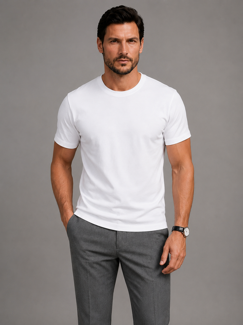 Camiseta Pima - Branca